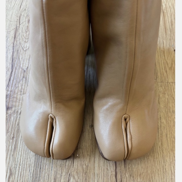 ★NEW With Box Org.$1420  MAISON MARGIELA Tabi Ankle Boots Nude EU38.5★ - Picture 3 of 10